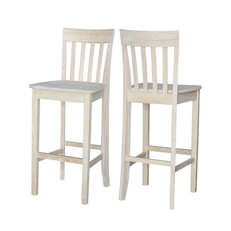International Concepts Slatback Bar height Stool - 30