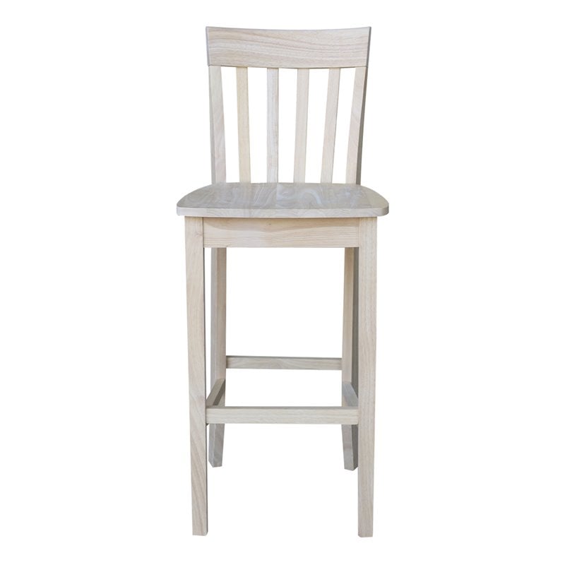 International Concepts Slatback Bar height Stool - 30