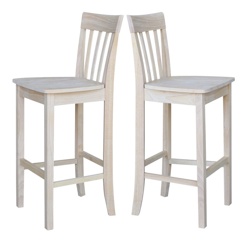 International Concepts Slatback Bar height Stool - 30