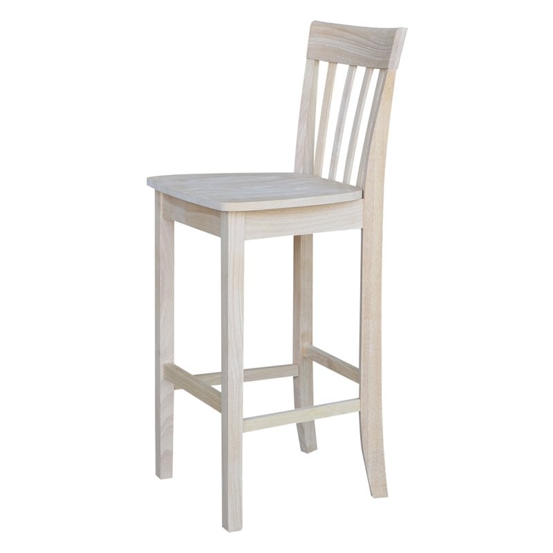 International Concepts Slatback Bar height Stool - 30