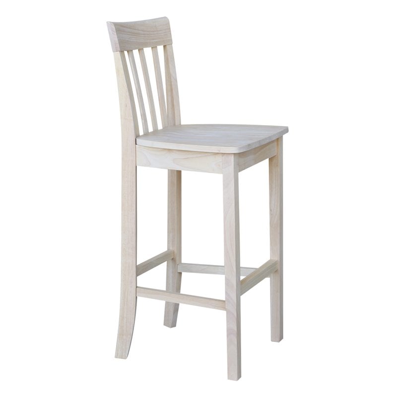 International Concepts Slatback Bar height Stool - 30