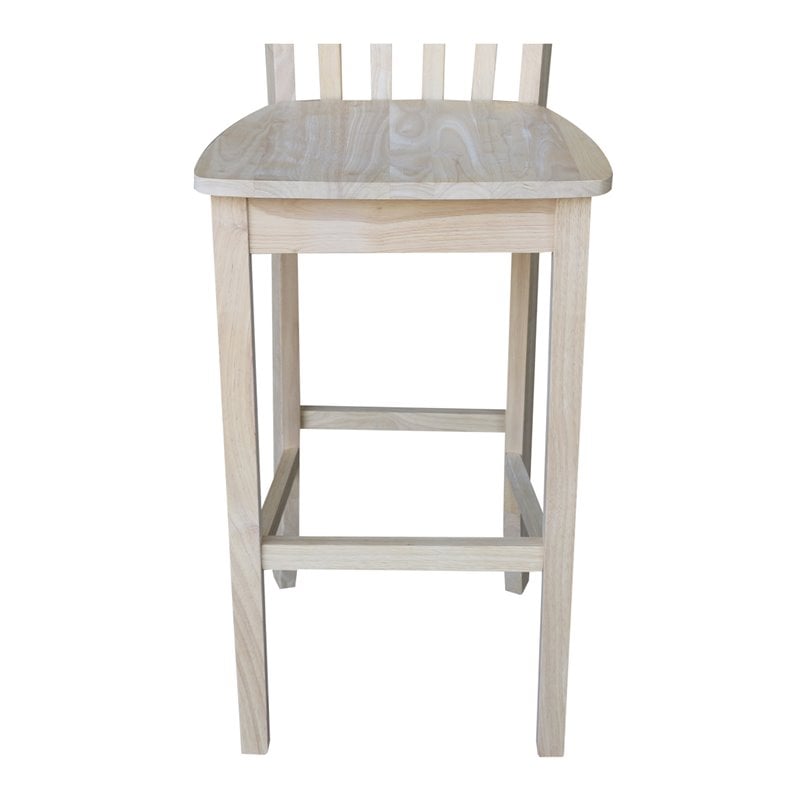 International Concepts Slatback Bar height Stool - 30