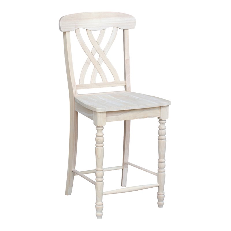 International Concepts Lattice Counter height Stool - 24
