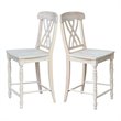 International Concepts Lattice Counter height Stool - 24