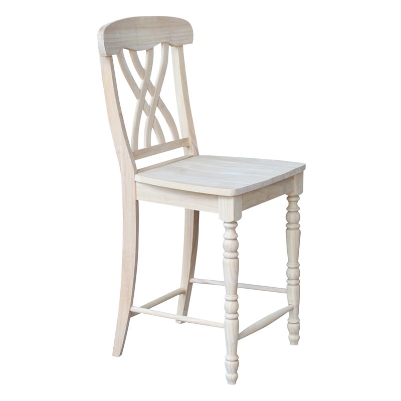 International Concepts Lattice Counter height Stool - 24