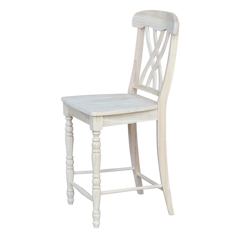 International Concepts Lattice Counter height Stool - 24