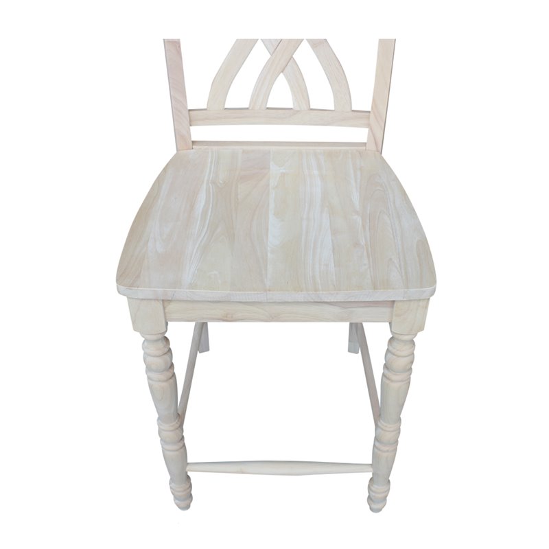 International Concepts Lattice Counter height Stool - 24