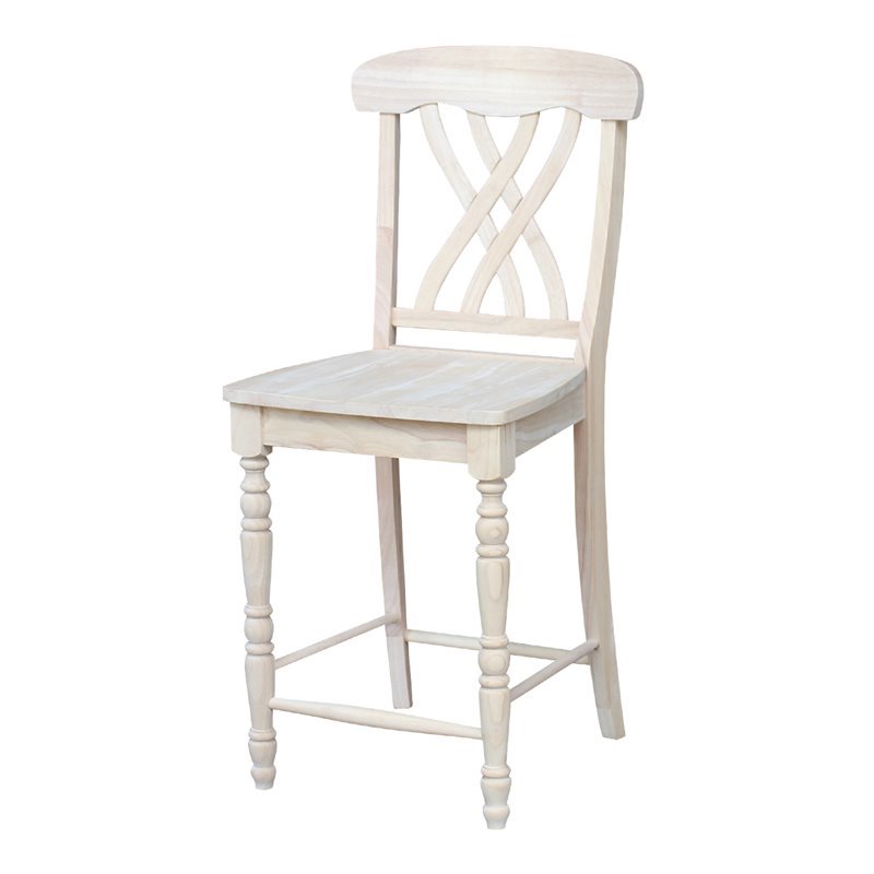 International Concepts Lattice Counter height Stool - 24