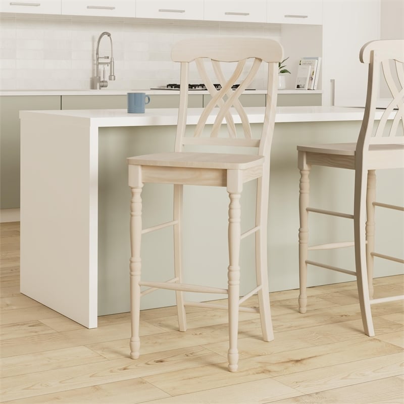 International Concepts Lattice Bar height Stool - 30