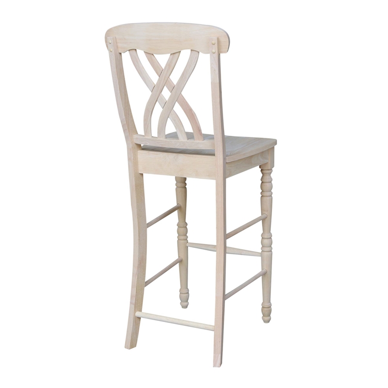 International Concepts Lattice Bar height Stool - 30