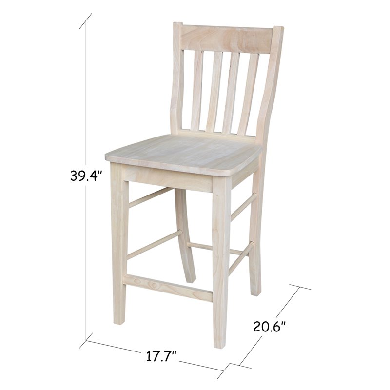 International Concepts Cafe Stool - 24