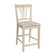 International Concepts Fanback Stool - 24