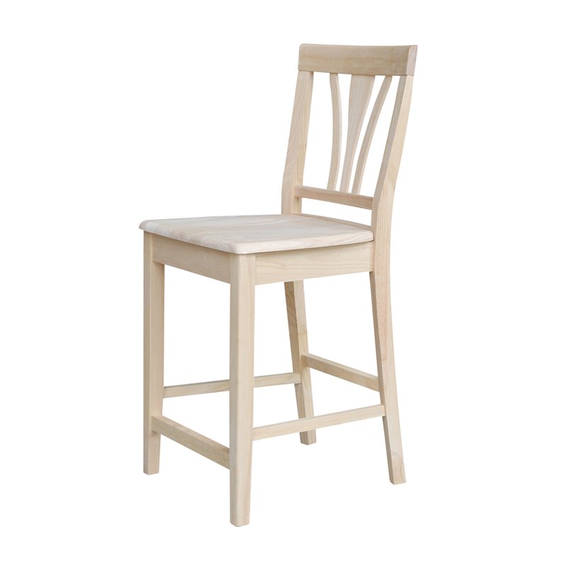 International Concepts Fanback Stool - 24
