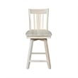 San Remo Natural Wood Counter Height Stool - With Swivel Seat - 24
