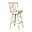 San Remo Natural Wood Bar Height Stool - With Swivel Seat -30.