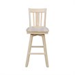 San Remo Natural Wood Bar Height Stool - With Swivel Seat -30.