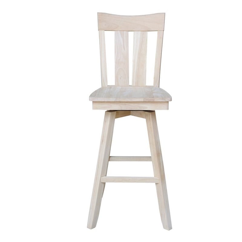Ava Bar height Stool - With Swivel Seat - 30