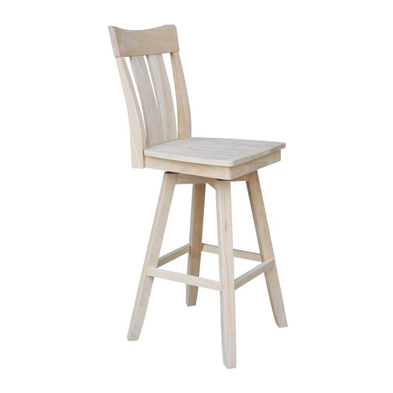 Ava Bar height Stool - With Swivel Seat - 30