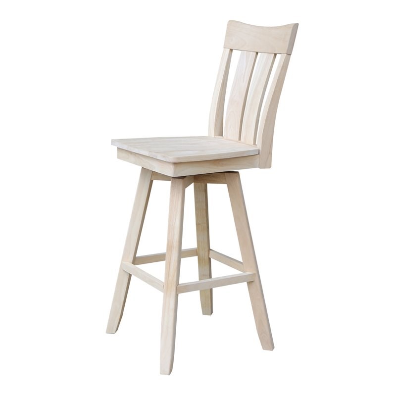 Ava Bar height Stool - With Swivel Seat - 30