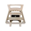 Tuscany Natural Wood Counter height Stool - With Swivel Seat - 24