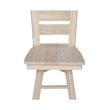 Tuscany Natural Wood Counter height Stool - With Swivel Seat - 24
