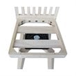 Mission Natural Wood Counter Height Stool With Swivel Seat in Unfinished
