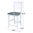 International Concepts Roma Counter height Stool - 24