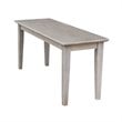 International Concepts Shaker Styled Bench  Washed Gray Taupe