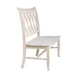 International Concepts Double X-Back Natural Wood Bench