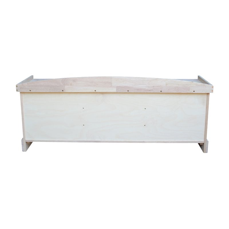 International Concepts Bench with Storage  Unfinished
