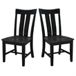 International Concepts Set of Two Ava Chairs