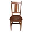 International Concepts San Remo Splatback Chair in Espresso