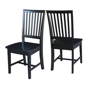 International Concepts Set of Two Mission Side Chairs