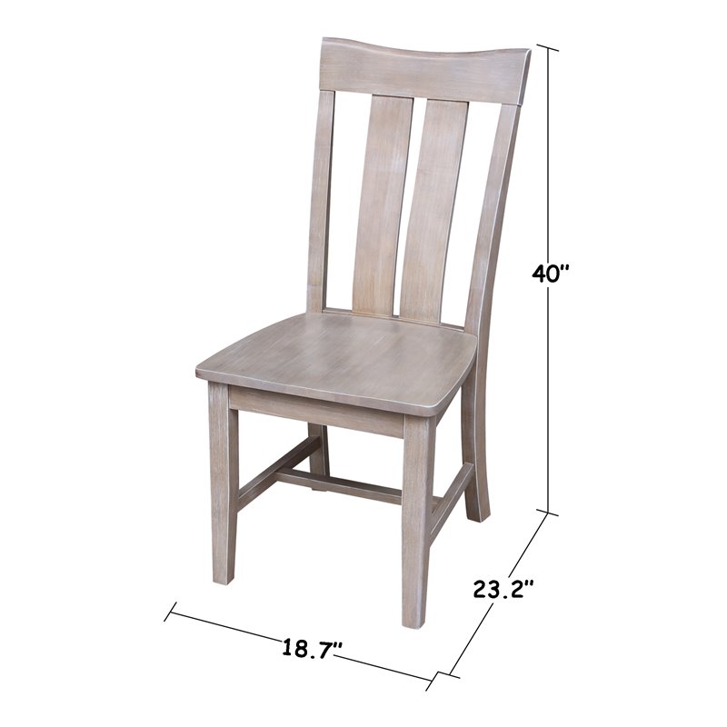 International Concepts Set of Two Ava Chairs