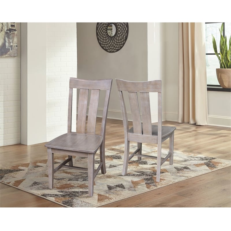 International Concepts Set of Two Ava Chairs