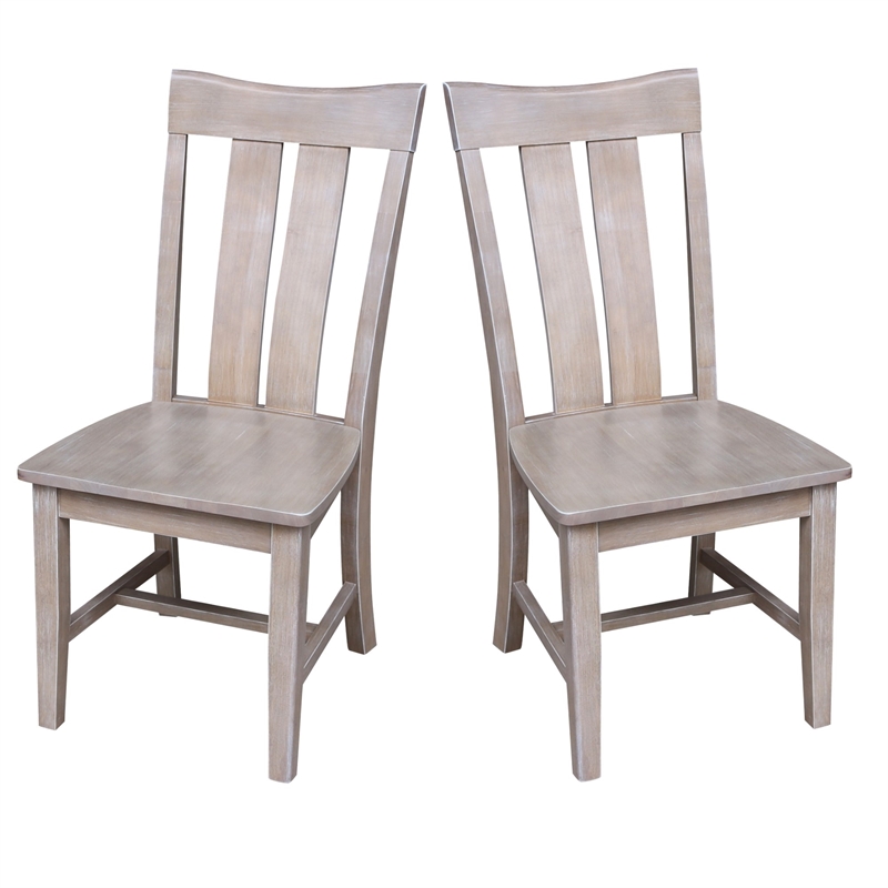 International Concepts Set of Two Ava Chairs