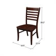 International Concepts Set of Two Cosmo Roma Chairs