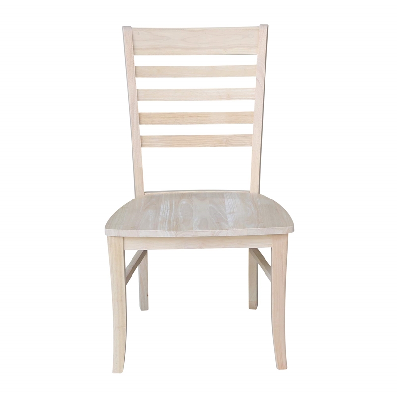 International Concepts Set of Two Roma Ladderback Chairs