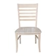 International Concepts Set of Two Roma Ladderback Chairs