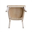 International Concepts Set of Two Vineyard Curved X Back Chairs
