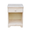 International Concepts Nightstand  Unfinished