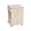 International Concepts Nightstand  Unfinished