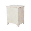 International Concepts Nightstand  Unfinished