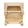 International Concepts Tuscan End Table  Unfinished