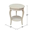 International Concepts Cambria Round End Table