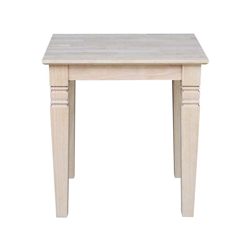 International Concepts Java End Table  Unfinished