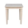 International Concepts Java End Table  Unfinished