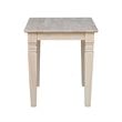 International Concepts Java End Table  Unfinished