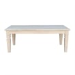 International Concepts Java Coffee Table  Unfinished