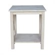 International Concepts Hampton End Table  Unfinished